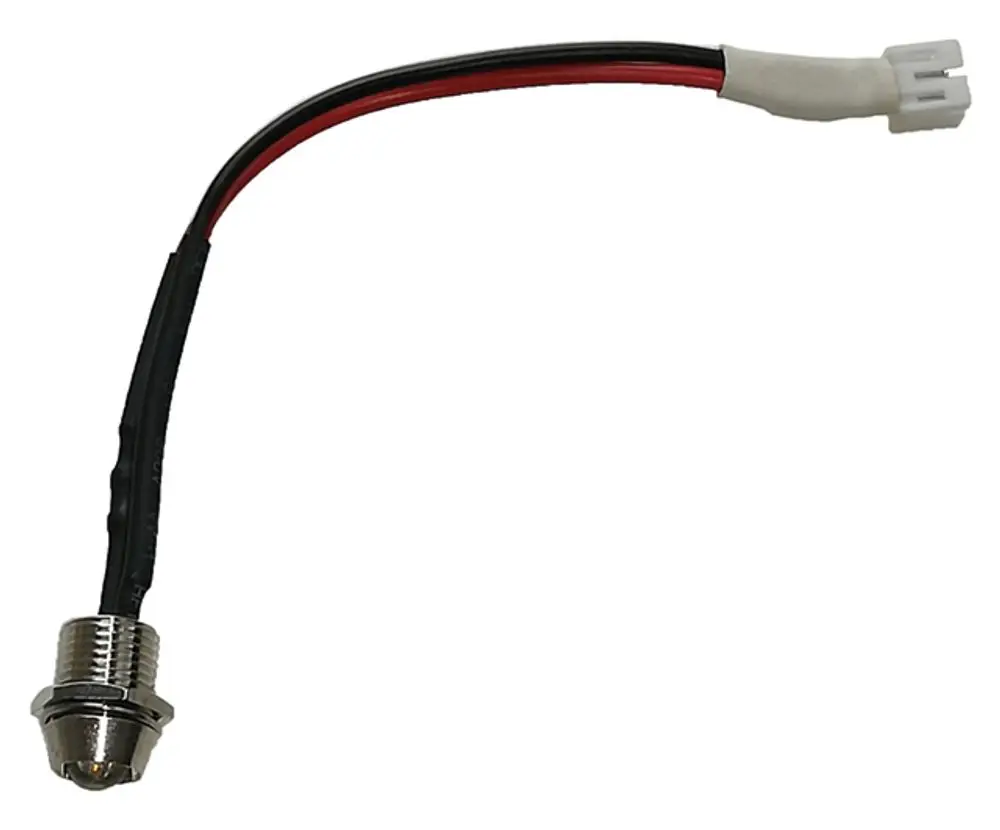Kabel mit BNC-Stecker an einem Ende und einem weißen Anschluss an einem anderen Ende. Verwendbar als Ersatzteil für Syr Produkte.